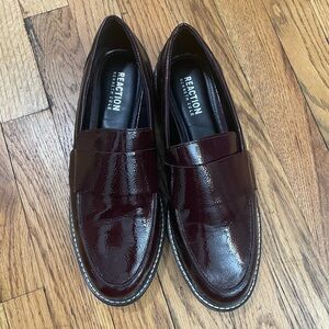 Reaction Kenneth Cole, Francis Women's loafer, Burgundy Patent, size 8.5 Medium